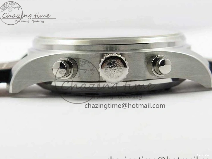 MIROTIME 0414 Pilot Chrono IW377726 ZF 1:1 Best Edition Green Dial on Brown Leather Strap A Trendsetting 7125